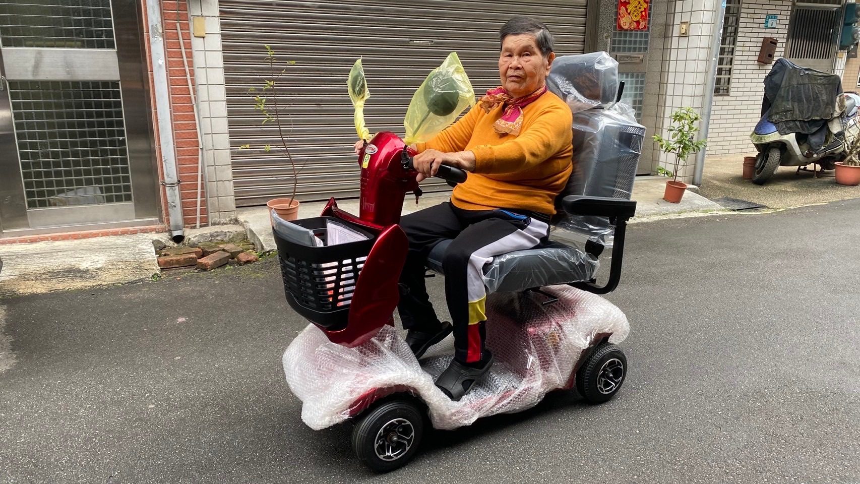 騎代步車出門好安心