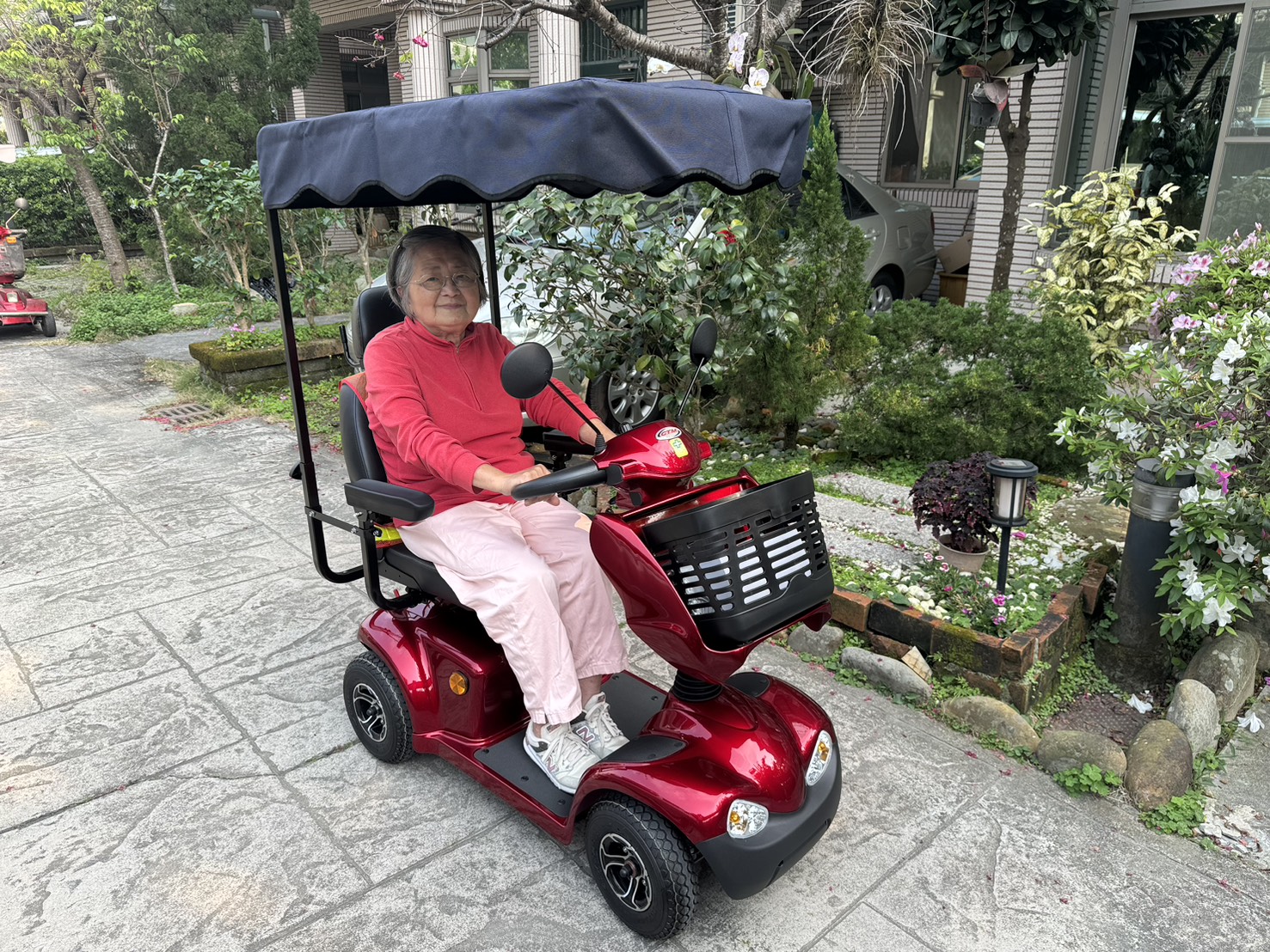 我想有代步車以後，出門再也不是困難事了