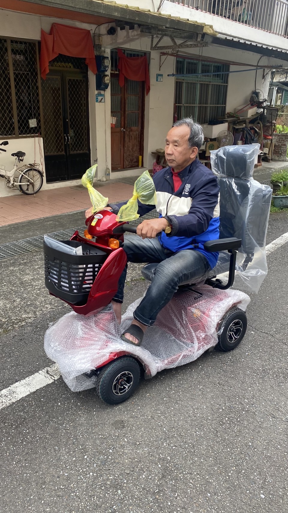 一台代步車讓我可以隨時出門，讚