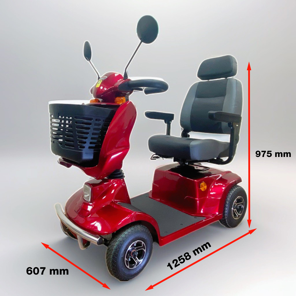HS-580 中型電動代步車的正面外觀